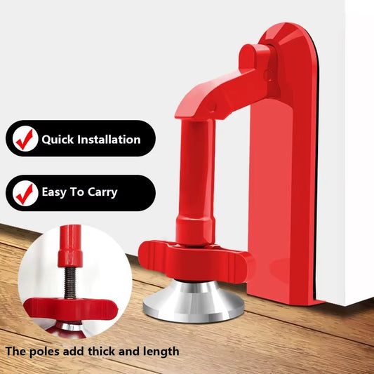 Portable Door Locks Self-Defense Door Stop Travel Accommodation Door Stopper Security Device Hotel Anti-Collision Door Stopper