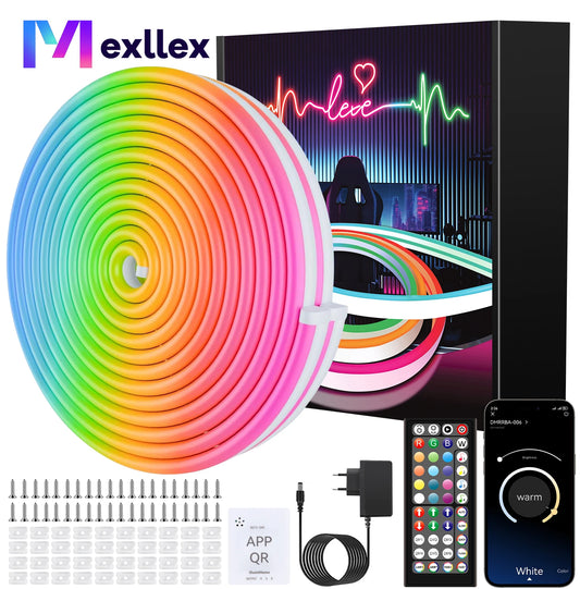 GlowVibe RGB LED Strip – USB Powered, APP Control